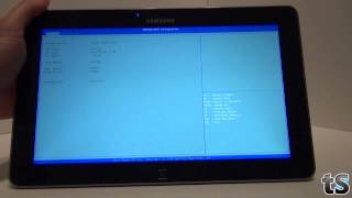 Accéder au Bios de la Samsung ATIV Smart PC [upl. by Sassan407]