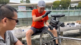 LIOW VIDEO UpgradeServicing Monza BMX By Sam 大行折叠与单速越野自行车 [upl. by Nozicka947]