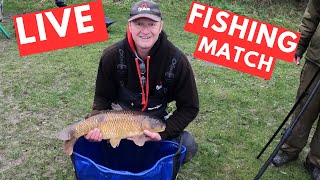 Live Fishing Match Stonham Barns fishing lakes ip14 6at matchfishinguk stonhambarns [upl. by Alrrats]