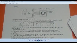 PART 1 lafficheur 7 segment correction TP EXAMEN DE FIN DE FORMATION [upl. by Deidre]