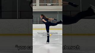 my skating in 2023 vs 2024 🙈 figureskater iceskater figureskating iceskating skating [upl. by Hube567]