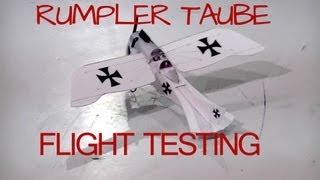 Ultra Micro Rumpler Taube Build Flight Testing [upl. by Ultann532]