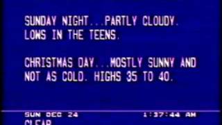 Local Forecast December 1989 [upl. by Cozmo22]