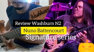 WASHBURN N2 NUNO BATTENCOURT SIGNATURE SOUND TEST review guitar washburn [upl. by Ttemme]