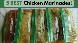 5 BEST Chicken Marinades  Upgrade Your Weekly Meal Prep [upl. by Aticnemrac]