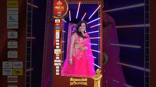 Ramya Pandian in Ananda Vikatan Cinema Awards Reels Booth ✨  shorts [upl. by Ettevey680]