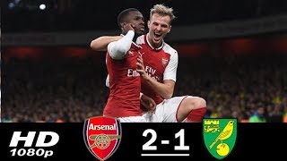 Arsenal vs Norwich City 21 All Goals amp Extended Highlights 24102017 [upl. by Gudrun169]