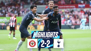 BRENTFORD 22 TOTTENHAM HOTSPUR  PREMIER LEAGUE HIGHLIGHTS [upl. by Enailuj]