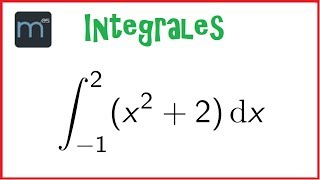 Integral definida sencilla integrales definidas [upl. by Iden]