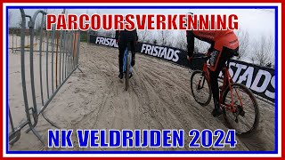 NK VELDRIJDEN 2024  Hoogeveen  GoPro lap  Verkenning  Recon Dutch Championship cyclocross [upl. by Crowns503]