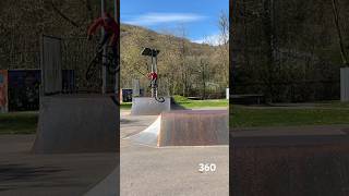 ystrad rhondda skatepark bmx [upl. by Yarw]