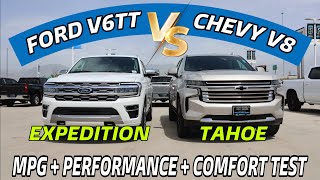 2023 Chevy Tahoe High Country VS Ford Expedition Platinum Test Which Luxury SUV Performed The Best [upl. by Evadnee]