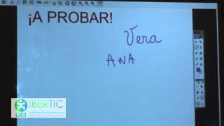 Taller sobre contenidos educativos para pizarra digital interactiva IBERTIC [upl. by Senskell]