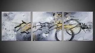 Abstract acrylic painting demo video  Ulex Minor by John Beckley [upl. by Aurie618]