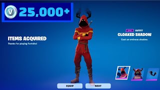 Spending 25000 VBucks in Fortnite Fortnite Spending Spree 8 [upl. by Elon177]