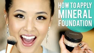 How to Apply Mineral Foundation BareMinerals [upl. by Finlay]