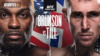 UFC Fight Night Brunson vs Till FULL card predictions [upl. by Christabel]