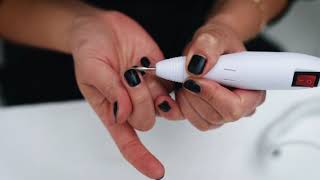 Video MURLEYS nagelfrees elektrische nagelfrees om zelf manicure te doen thuis of in salon [upl. by Reube]