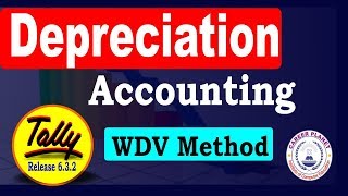 Depreciation Entry in Tally ERP 9 with GST Part 79  Depreciation Accounting in Tally [upl. by Leonardi]