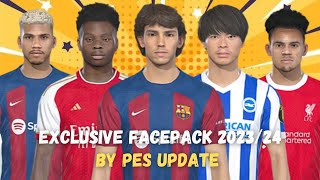 NEW UPDATE FACEPACK 2023 FOR PES 2018 CONVERT  BY PES UPDATE [upl. by Astera]