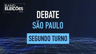 DEBATE NA BAND  GOVERNO DE SÃO PAULO SEGUNDO TURNO [upl. by Gradey912]