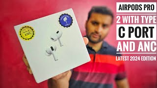 AirPods Pro 2 11 Replica with Type C and ANC  Best Airpods clone [upl. by Fira]