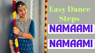 Namaami Namaami  Kannada Dance full song  Kabzaa  Easy dance steps  Anvi Shetty [upl. by Enirahtac]