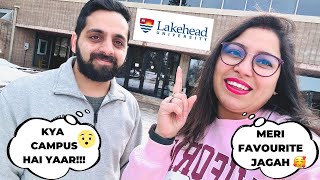 LAKEHEAD UNIVERSITY CAMPUS TOUR 2023 IN CANADA  BEST PLACE TO STUDY MASTERS🥰  THUNDER BAY ONTARIO [upl. by Holland]