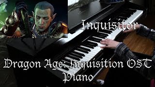 Inquisitor Piano Cover Dragon Age Inquisition Trespasser Bard Songs OST performance [upl. by Alyss]