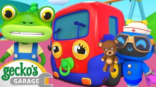 Baby Truck Feels Under the Weather  Geckos Garage  Trucks For Children  Cartoons For Kids [upl. by Yrotciv646]