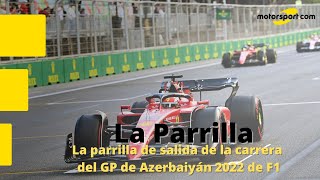 🍿La PARRILLA DE SALIDA de la F1 en BAKÚ GP de Azerbaiyán 2022 [upl. by Anivram]