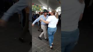 CONTINÚAN LOS BUENOS BAILADORES EN LA PLAZA DE LA CIUDADELA [upl. by Ellehsyt226]