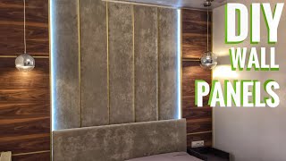 Woodworking  Upholstery  WALL PANELS СТЕНОВЫЕ ПАНЕЛИ СВОИМИ РУКАМИ [upl. by Brasca534]