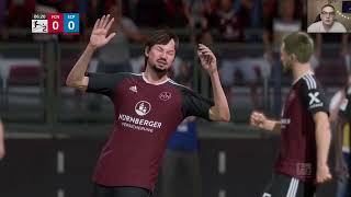 1 FC Nürnberg  SC Paderborn My reactions and comments FIFA 23 [upl. by Eltsirhc]