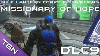 DCUO  DLC9  Blue Lantern Corps Inscriptions Collection [upl. by Wilona523]