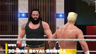 WWE 2K17  30man Royal Rumble  124 [upl. by Gaye375]