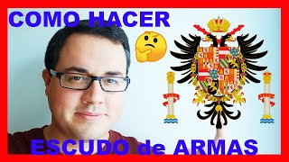 👑 COMO HACER un ESCUDO de ARMAS FAMILIAR ⚔️ desde 0 Que es la Heráldica [upl. by Esinart]