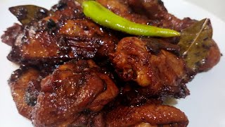 CHICKEN ADOBOADOBONG MANOK NA PINATUYO [upl. by Anikat132]