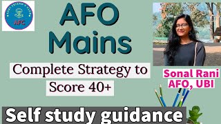 IBPS AFO 202324  Preparation strategy for AFO Mains Score 40 in Mains with this [upl. by Sidnal]