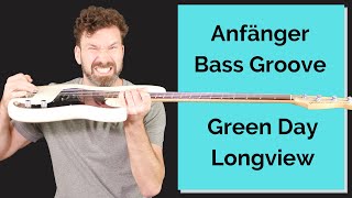 Bass Riff Beginner  Longview  Green Day [upl. by Trefor]