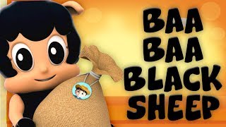 Baa Baa pecora nera 3D filastrocche in italiano Baa Baa Black Sheep Kids Baby Club Italiano [upl. by Ellinad]