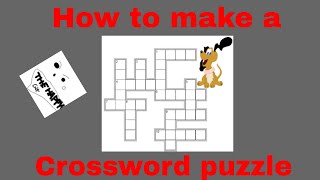 How To Make Your Own Crossword Puzzle  Microsoft Word  Ep 2 [upl. by Dilly477]