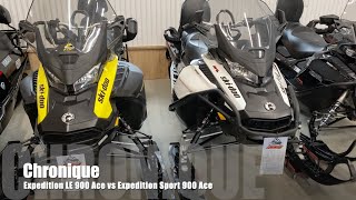 Chronique Expedition LE 900 Ace vs Expedition Sport 900 Ace [upl. by Rehpotisrhc]