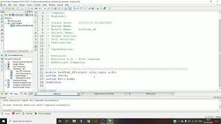 Tutorial 8 Verilog code of Half Subtractor using data flow level of abstraction [upl. by Annorah619]