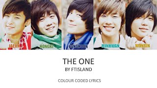 FTISLAND  The One Colour coded Lyrics [upl. by Idnib]