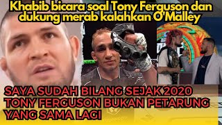 Khabib Nurmagomedov Bicara Soal Tony Ferguson Dan Lawan Umar Selanjutnya khabibufc mma [upl. by Sydelle]