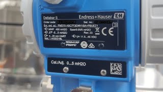 how to calibration Endress  Hauser Deltabar S DPT [upl. by Dag]