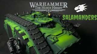 Painting a Salamander Land raider Spartan [upl. by Reldnahc]