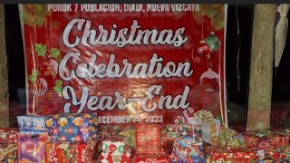 CHRISTMAS PROGRAM  PUROK 7 POBLACION DIADI NUEVA VIZCAYA  December 25 2023 [upl. by Notnerb]