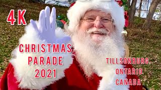 Christmas Parade 2021  Tillsonburg Ontario [upl. by Chabot]